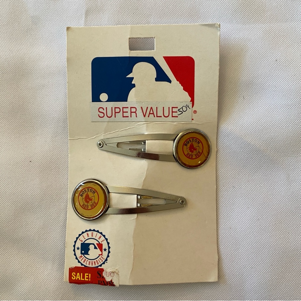 Boston Red Sox Hair Clips The 90’s Vintage